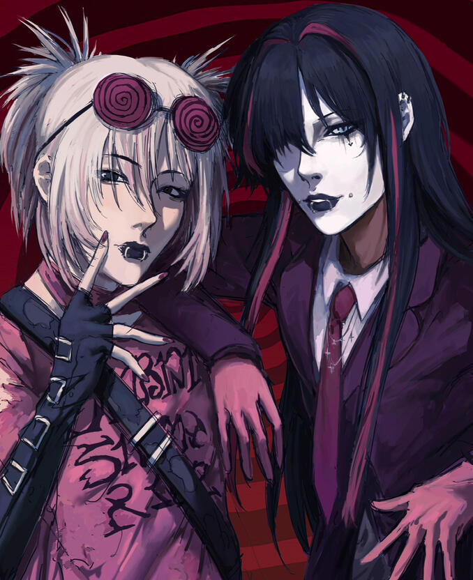 Two character half body render (€30 / $32)