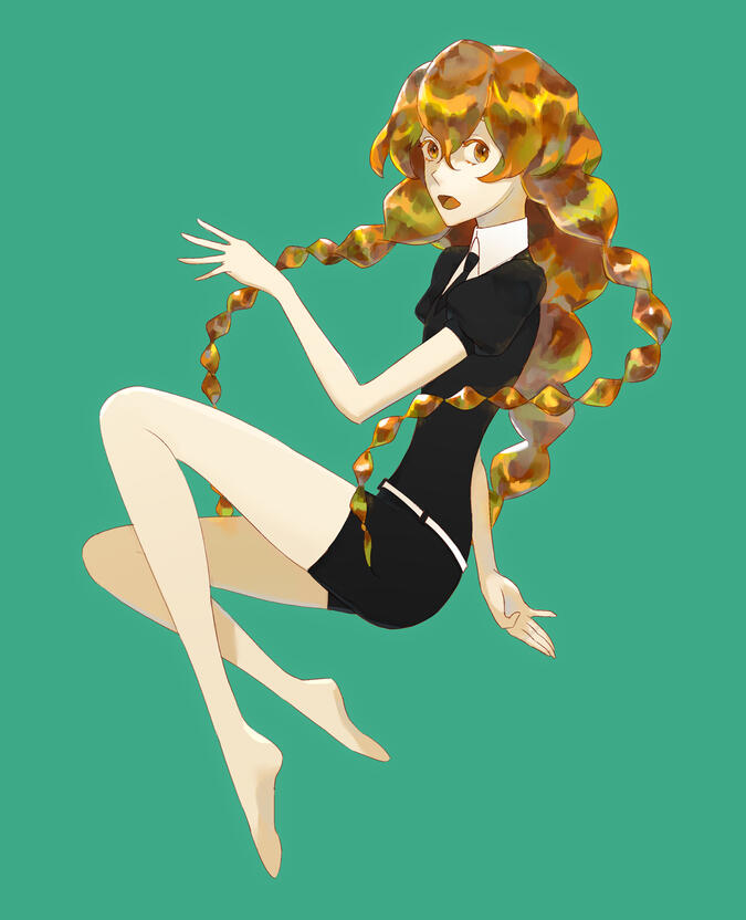 Full body (hair) render (~€25 / ~$26 due to the simplicity of the character)