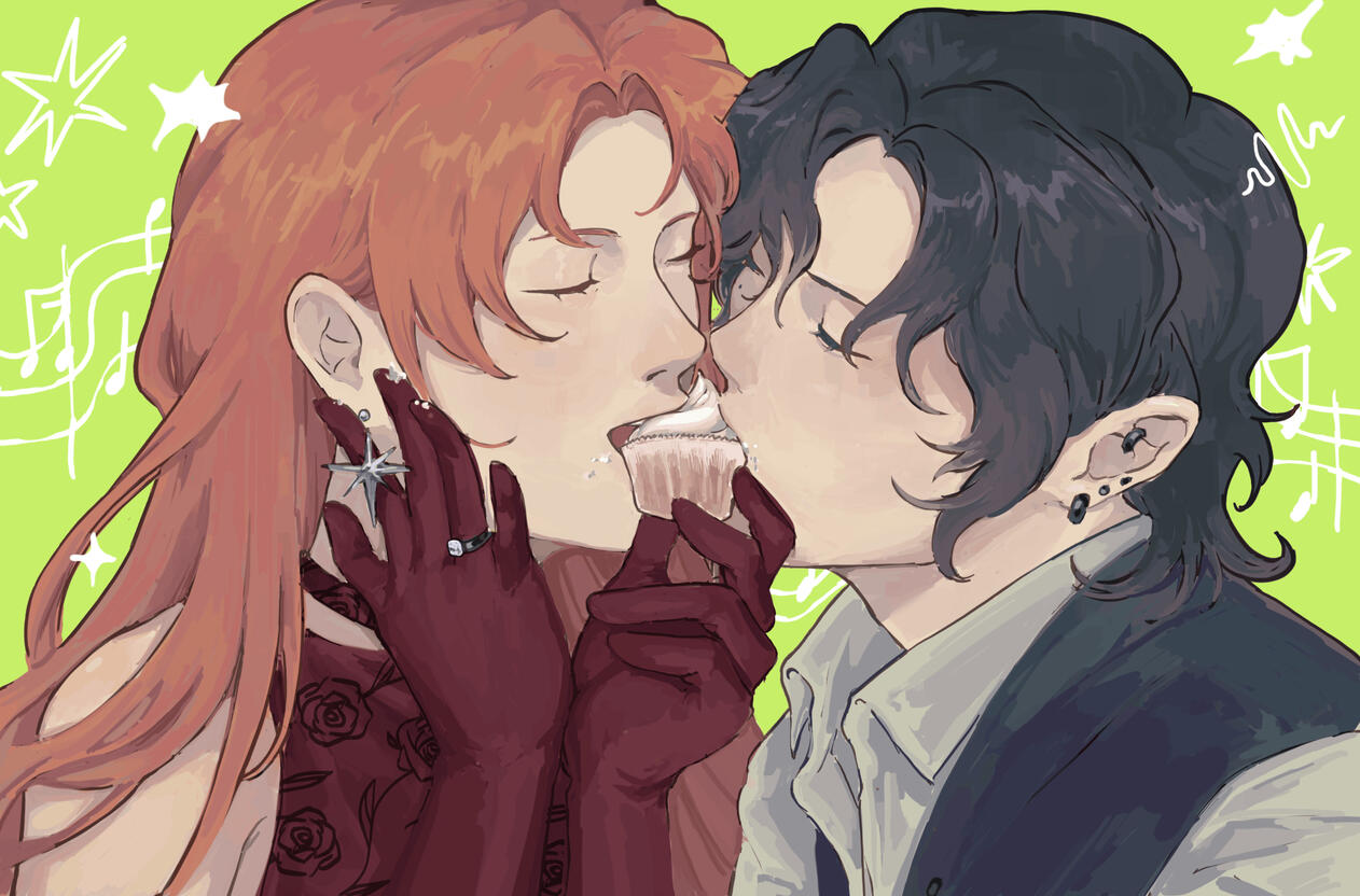 two characters portrait render (€23 / $24)